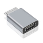 JUNSUNMAY USB-C / Type-C Female to Male USB 3.0 Micro B Adapter Converter, 1 PCS, 2 PCS