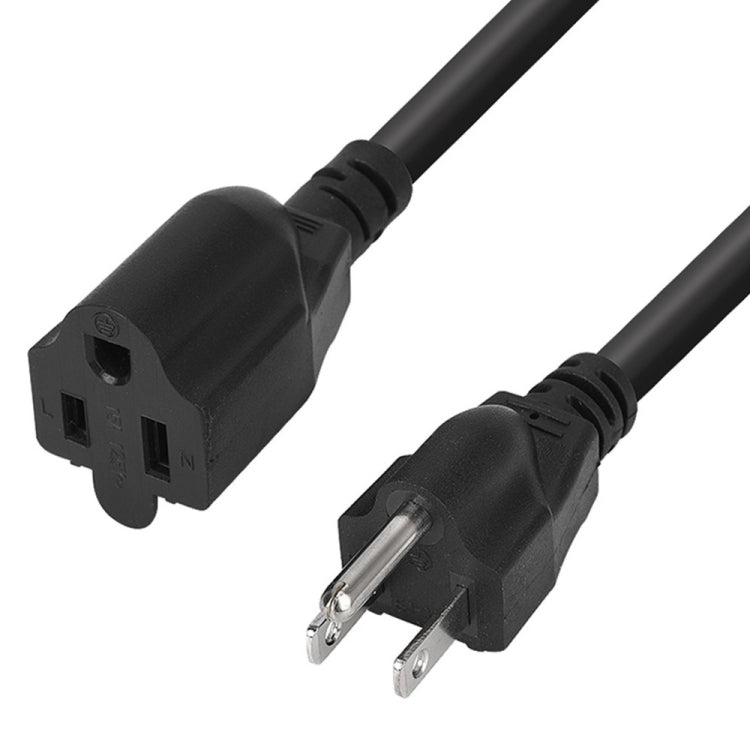 JUNSUNMAY US 1.6FT NEMA 5-15P 1 to 2 Way Outlet NEMA 5-15R SJT 16AWG 3 Prong Power Cable Wire Extender
