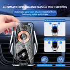 Q8 Universal Air Vent Mount Magnetic Mobile Phone Wireless Charging Car Holder, Q8 (Black), Q8 (Silver)