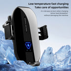 A9 Car 15W Fast Charging Magnetic Auto Sensitive QI Wireless Charger, A9