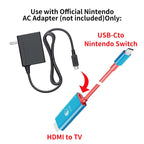 ENKAY ENK-CB136 6.6Ft. Type-C to HDMI Conversion Cable for Switch 4K HD Projection TV, HDMI Conversion Cable