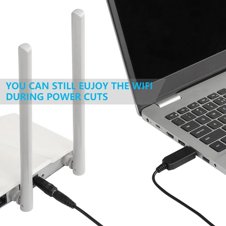 USB 5V to DC 9V 5.5mm x 2.5mm Converter Step Up Voltage Converter Power Cable with 8 Connectors, 5V to DC 9V 5.5mm x 2.5mm