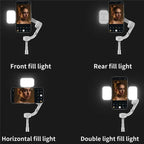 GBL01 LED Gimbal Light Camera Fill Light, Single Lamp, Double Lamp