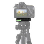 QRA-635 Camera Tripod Aluminum Alloy Metal Quick Release Plate, QRA-635