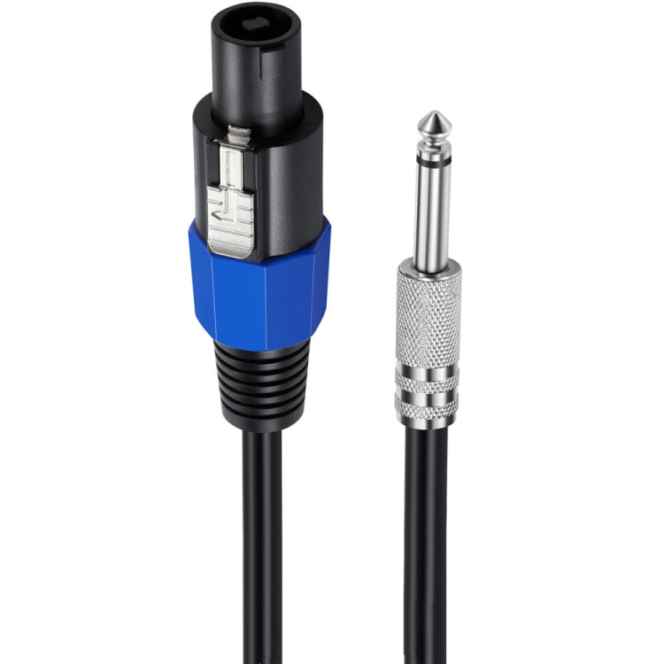 JUNSUNMAY Speakon Male to 6.35mm Male Audio Speaker Adapter Cable with Snap Lock, 6FT, 10FT, 25FT, 50FT