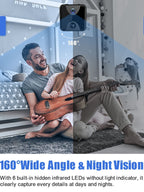 R7 Wireless WiFi Webcam Network Home Security Camera HD Night Vision Cell Phone Remote Monitor