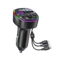 CS1 MP3 Player Bluetooth FM Transmitter 66W 3-In-1 Car Fast Charger, CS1