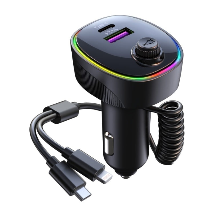 K11 Portable USB + Type-C PD Car Charger Phone Tablet Fast Charging Adapter, K11