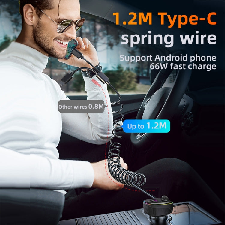 K11 Portable USB + Type-C PD Car Charger Phone Tablet Fast Charging Adapter, K11