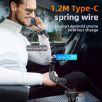K11 Portable USB + Type-C PD Car Charger Phone Tablet Fast Charging Adapter, K11