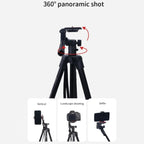 JMARY KP2209 Horizontal Extension Rod Cell Phone Camera Folding Tripod Stand, KP2209