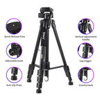 JMARY KP2254 Three colors are available Cell Phone SLR Outdoor Photography Tripod Stand, KP2254