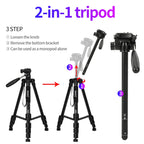 JMARY KP2254 Three colors are available Cell Phone SLR Outdoor Photography Tripod Stand, KP2254