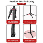 JMARY KT239 Rotation Design Camera Mount Holder 1.75m Telescopic Phone Selfie Stick Tripod, KT239