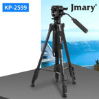 JMARY KP2599 SLR Camera Phone Live Streaming Outdoor Photography Aluminum Tripod, KP2599