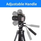 JMARY KP2599 SLR Camera Phone Live Streaming Outdoor Photography Aluminum Tripod, KP2599