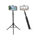 JMARY MT45 Cell Phone Clip Camera Mount Holder Telescopic Selfie Stick Outdoor Tripod Stand, MT45