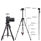 JMARY KP2264 Portable Detachable Tripod Mobile Phone SLR Camera Aluminium Alloy Stand, KP2264