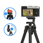 JMARY KP2205 Travel Tripod Mobile Phone Holder Telescopic Camera Mount Tripod Stand, KP2205