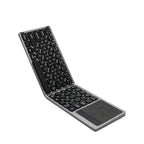 FK328T Cell Phone Tablet Laptop Wireless Bluetooth Keyboard Portable 3-Folded Keyboard, FK328T