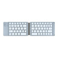 BT18 Bluetooth Keyboard Magnetic Folding Wireless Keyboard For Cell Phones Tablets Computers