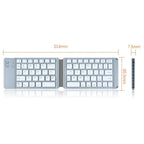 BT18 Bluetooth Keyboard Magnetic Folding Wireless Keyboard For Cell Phones Tablets Computers