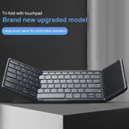 B099T Cell Phone Tablet Laptop Universal Portable Folding Touchpad Bluetooth Wireless Keypad, B099T