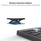 B099T Cell Phone Tablet Laptop Universal Portable Folding Touchpad Bluetooth Wireless Keypad, B099T