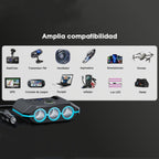 TR-52 With LED Voltage Display QC3.0 Car Fast Charging 3 Socket Adapter, TR-52