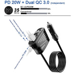 TR-31 PD 18W High Power Type-C + Dual USB QC 3.0 Fast Charger, TR-31