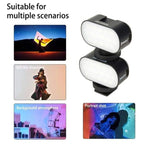 JMARY FM-16RGB Mini Portable Rechargeable RGB Video Conference Photography LED Fill Light, FM-16RGB