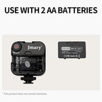 JMARY FM-48R Dimmable Photography LED Fill Light Portable Mini Camera Phone Fill Light, FM-48R