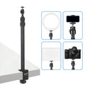 JMARY MT-49 For LED Video Light Clip Stand Adjustable Clamp Desk Mount Light Stand, MT-49