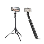 JMARY MT-36 4 Sections Adjustable Camera Stand Tripod 67-inch Live Streaming Phone Tripod, MT-36