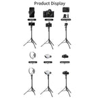 JMARY MT-36 4 Sections Adjustable Camera Stand Tripod 67-inch Live Streaming Phone Tripod, MT-36