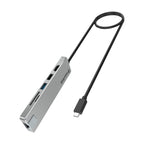 Wavlink UHP3409 For MacBook Pro/Air USB-C Windows Laptops 100W PD Mini Docking Station, UHP3409
