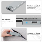 Wavlink UHP3409 For MacBook Pro/Air USB-C Windows Laptops 100W PD Mini Docking Station, UHP3409