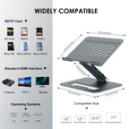 Wavlink UMD07 Adjustable Aluminum Ergonomic Portable Laptop Stand Type-C Docking Station