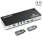 Wavlink UTD21H 60W Host Charging Thunderbolt 3 Docking Station 4K Dual Display 11 in 1 Ports, US Plug, EU Plug, UK Plug