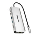 Wavlink UMD303 4K HDMI Multiport Adapter USB-C HUB Triple Monitor 12-in-1 Laptop Docking Station, UMD303