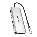 Wavlink UMD303 4K HDMI Multiport Adapter USB-C HUB Triple Monitor 12-in-1 Laptop Docking Station, UMD303