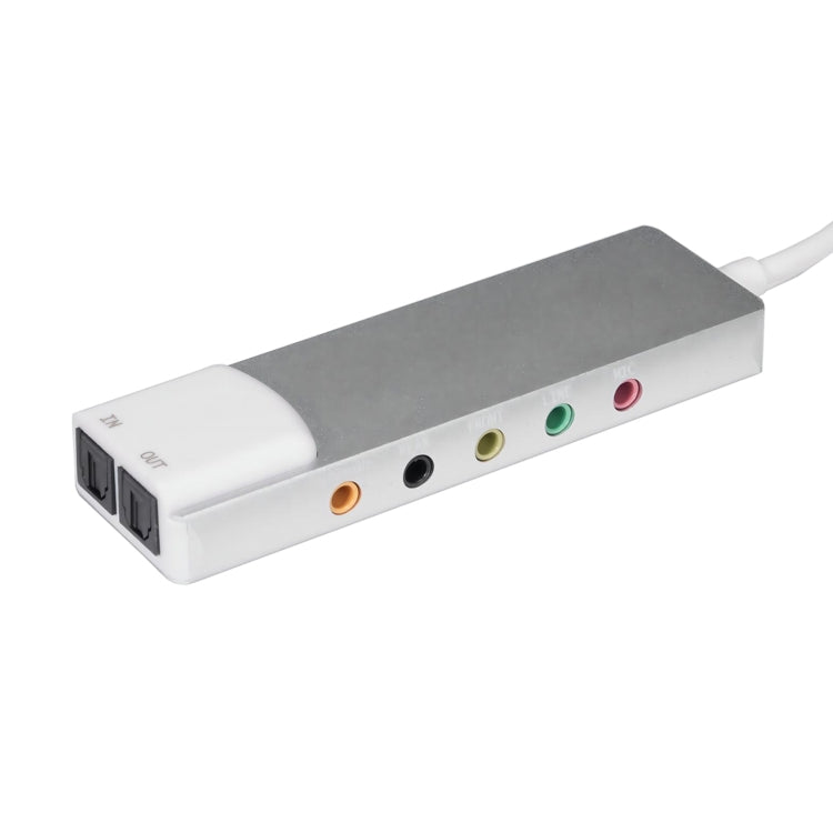 HY-601 6 in 1 USB Multi-Functional Sound Card USB + Audio 3.5 + 7.1CH / OPTICAL