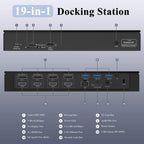 Wavlink UG69PD8 100W PD 18 in 1 Type-C Dock Compatible Type-C Universal Docking Station, US Plug, EU Plug, UK Plug, AU Plug