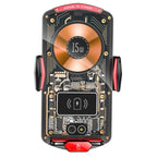 A6 Car Automatic Clamping Phone Holder 15W Magnetic Wireless Charger, A6 (Black), A6 (Red), A6 (Orange)