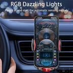 A6 Car Automatic Clamping Phone Holder 15W Magnetic Wireless Charger, A6 (Black), A6 (Red), A6 (Orange)
