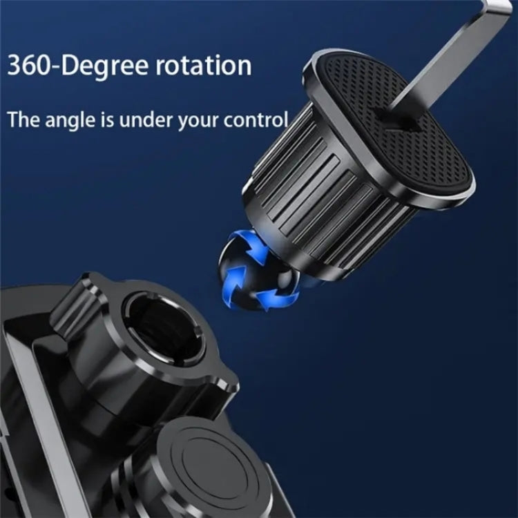 A6 Car Automatic Clamping Phone Holder 15W Magnetic Wireless Charger, A6 (Black), A6 (Red), A6 (Orange)