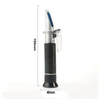 RZ116 Refractometer Alcohol Portable Automatic Digital Refractometer 0-80 Glycol Handheld Atc Brix Refractometer Beer Box