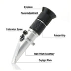 RZ117 Optical Brix Meter Handheld High Concentration Brix Meter Honey Sugar Meter 0-90 Range