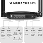 WAVLINK WN531MX3 Wider Coverage AX3000 WiFi 6 Wireless Routers Dual Band Wireless Repeater, US Plug, UK Plug, EU Plug, AU Plug
