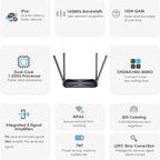 WAVLINK WN586X3 Wireless Gigabit Ethernet Router Wi-Fi 6 AX3000 Mesh Router Dual Band, US Plug, UK Plug, EU Plug, AU Plug